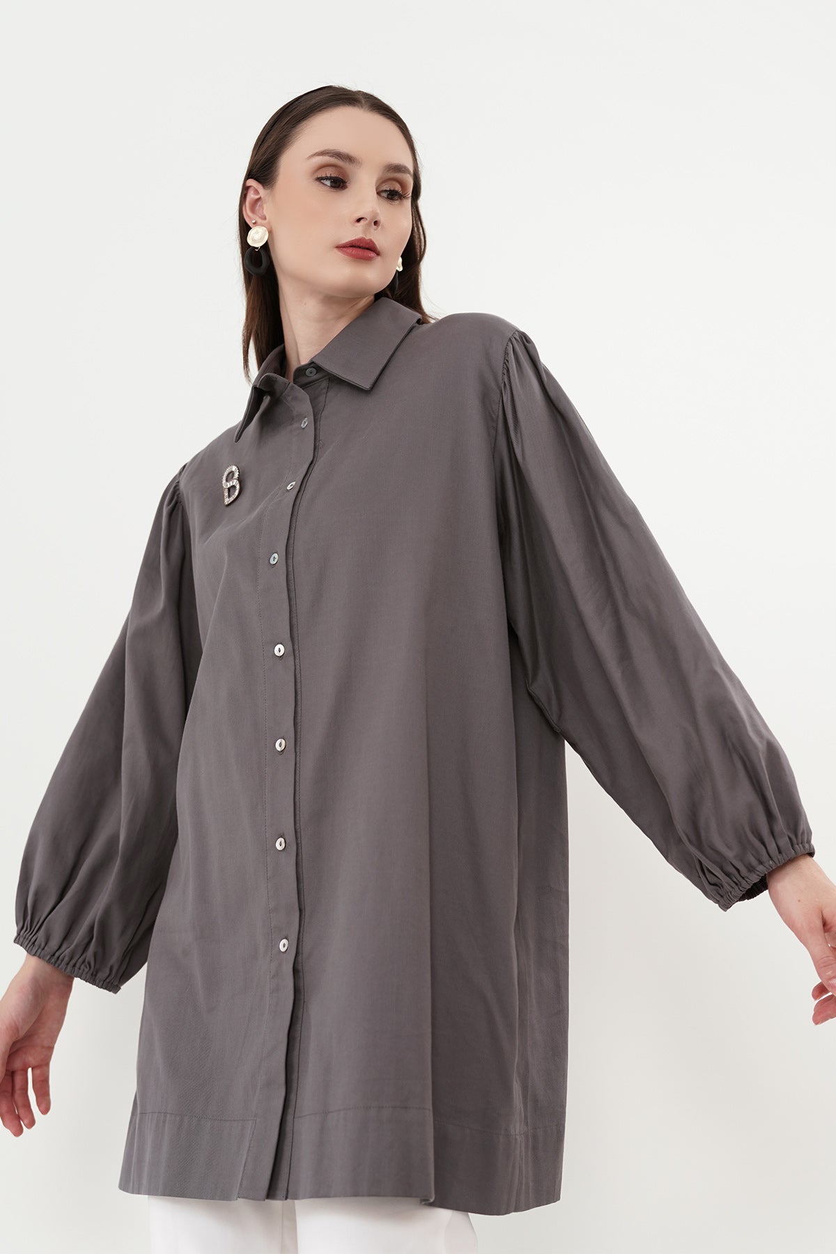 Ziza Shirt - Dark Grey