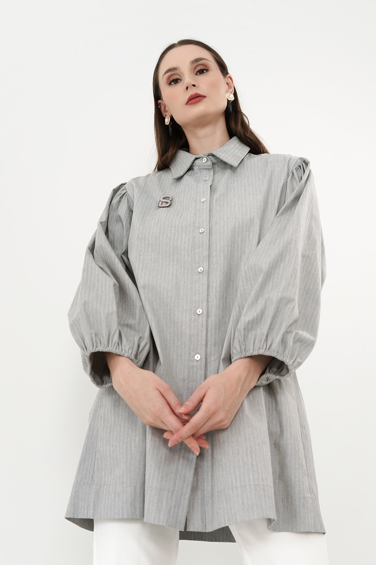 Ziza Shirt - Light Grey