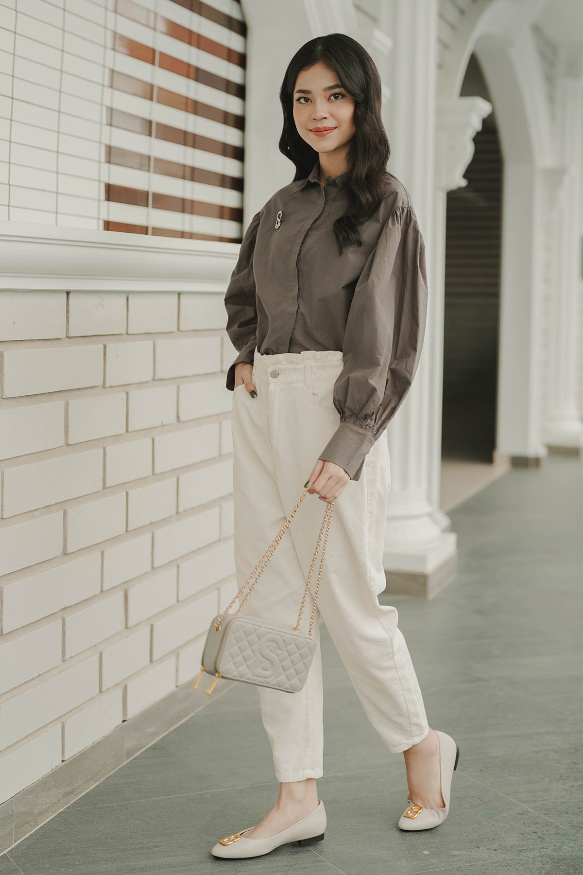 Briana Shirt - Grey