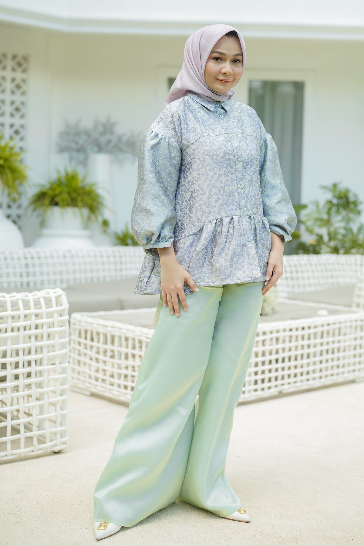 Cera Blouse - Mint Purple