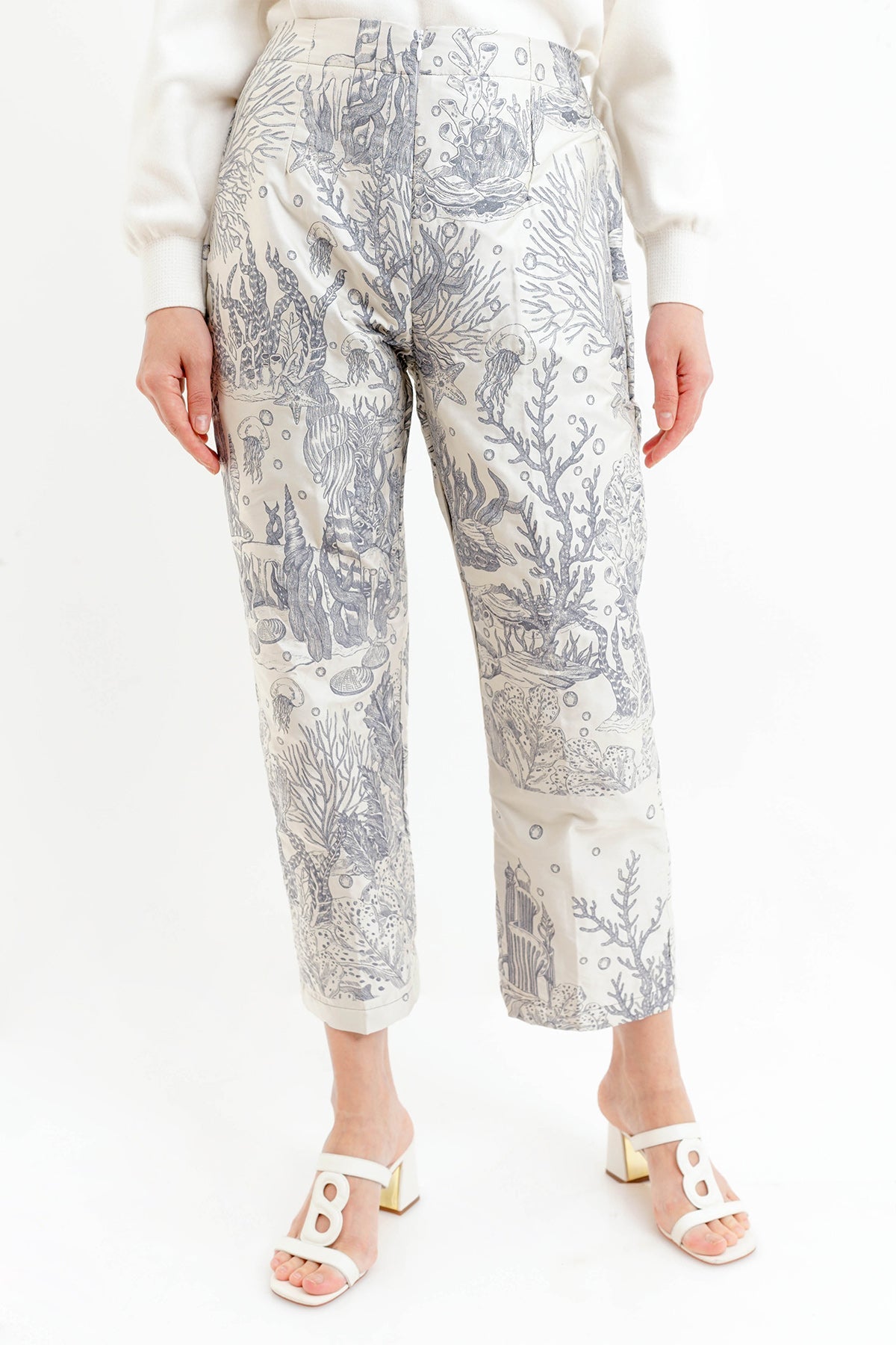 El Mar Minorca Jacquard Pants - Blue