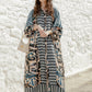 The Chain La Bella Maxi Kaftan - Black