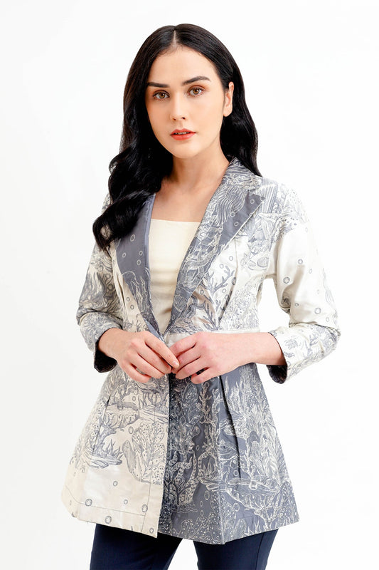 El Mar Minorca Jacquard Outer - Blue