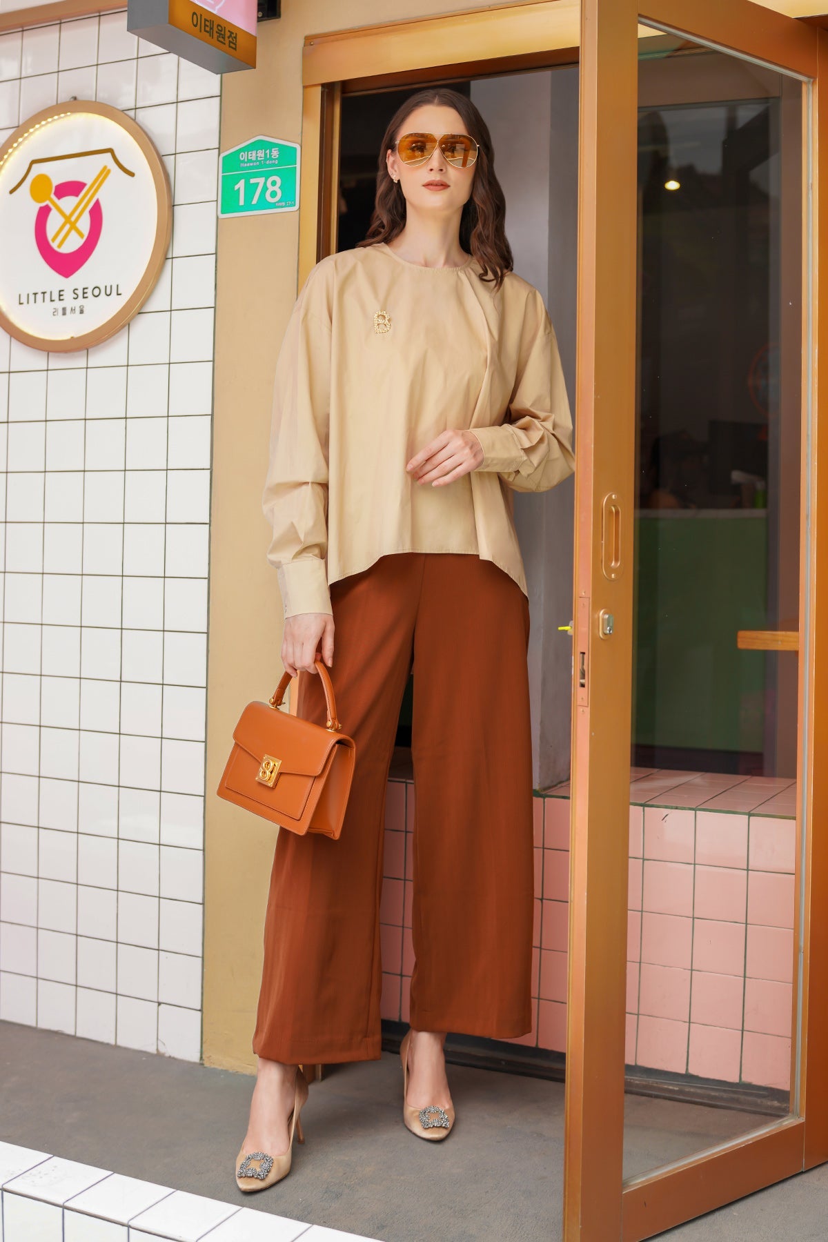 Leah Blouse - Beige