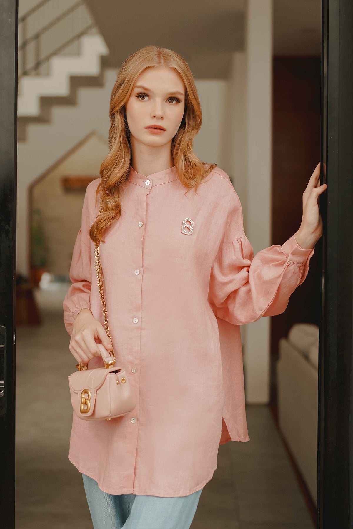 Inez Shirt - Pink