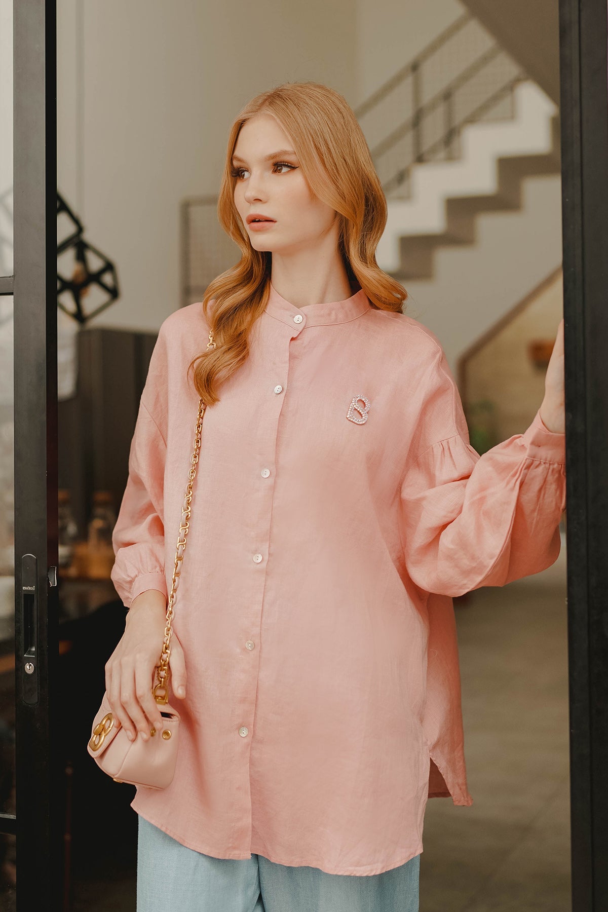Inez Shirt - Pink