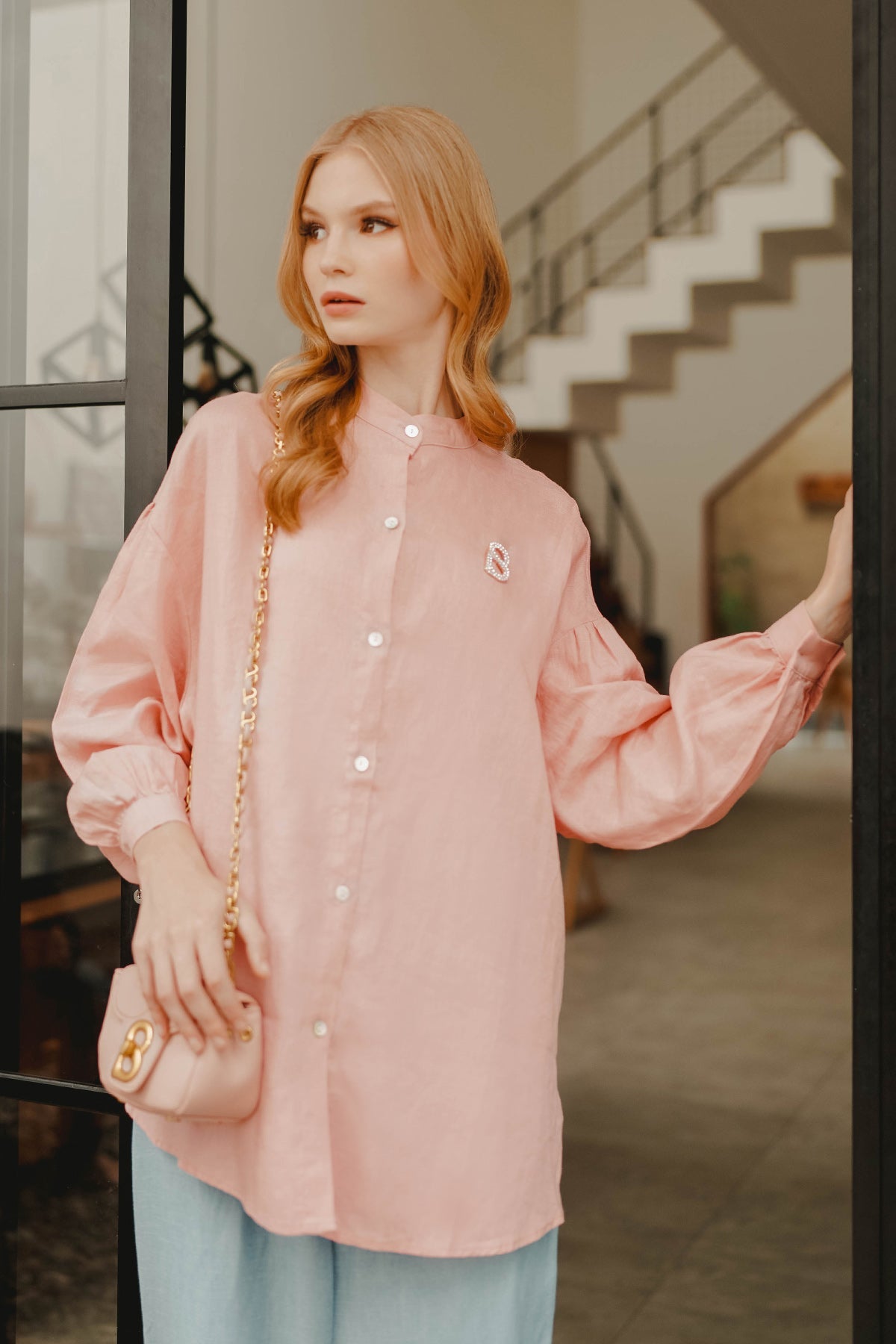 Inez Shirt - Pink