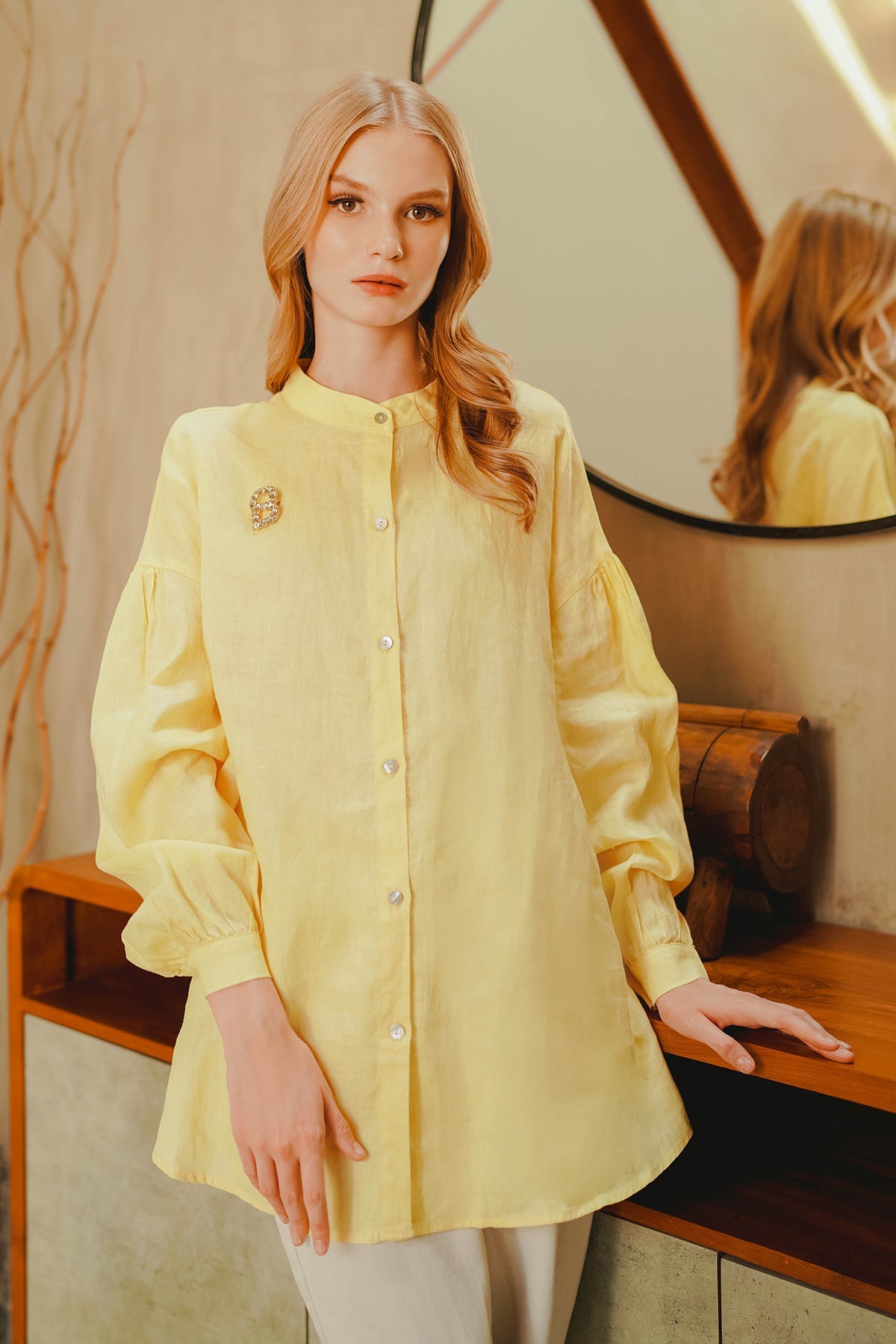 Inez Shirt - Yellow