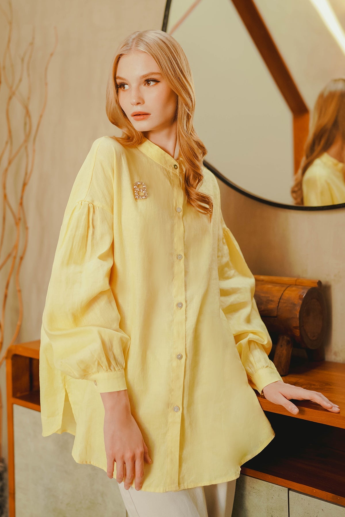 Inez Shirt - Yellow