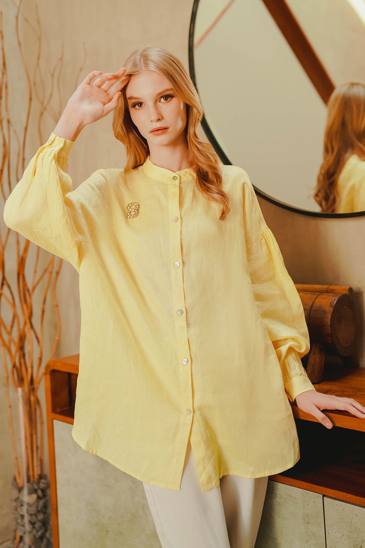 Inez Shirt - Yellow