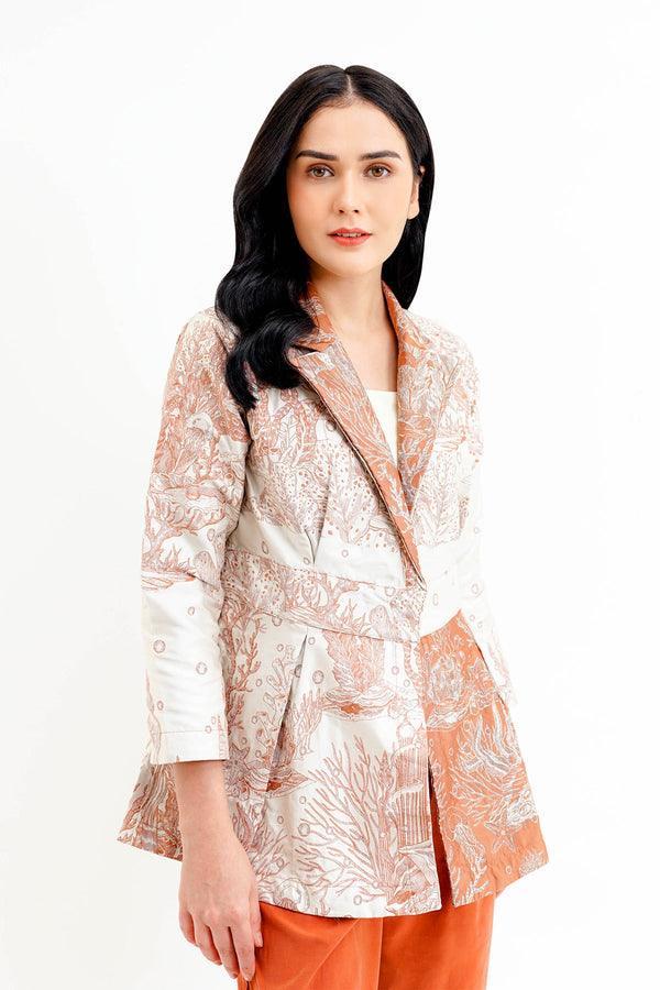 El Mar Minorca Jacquard Outer - Orange
