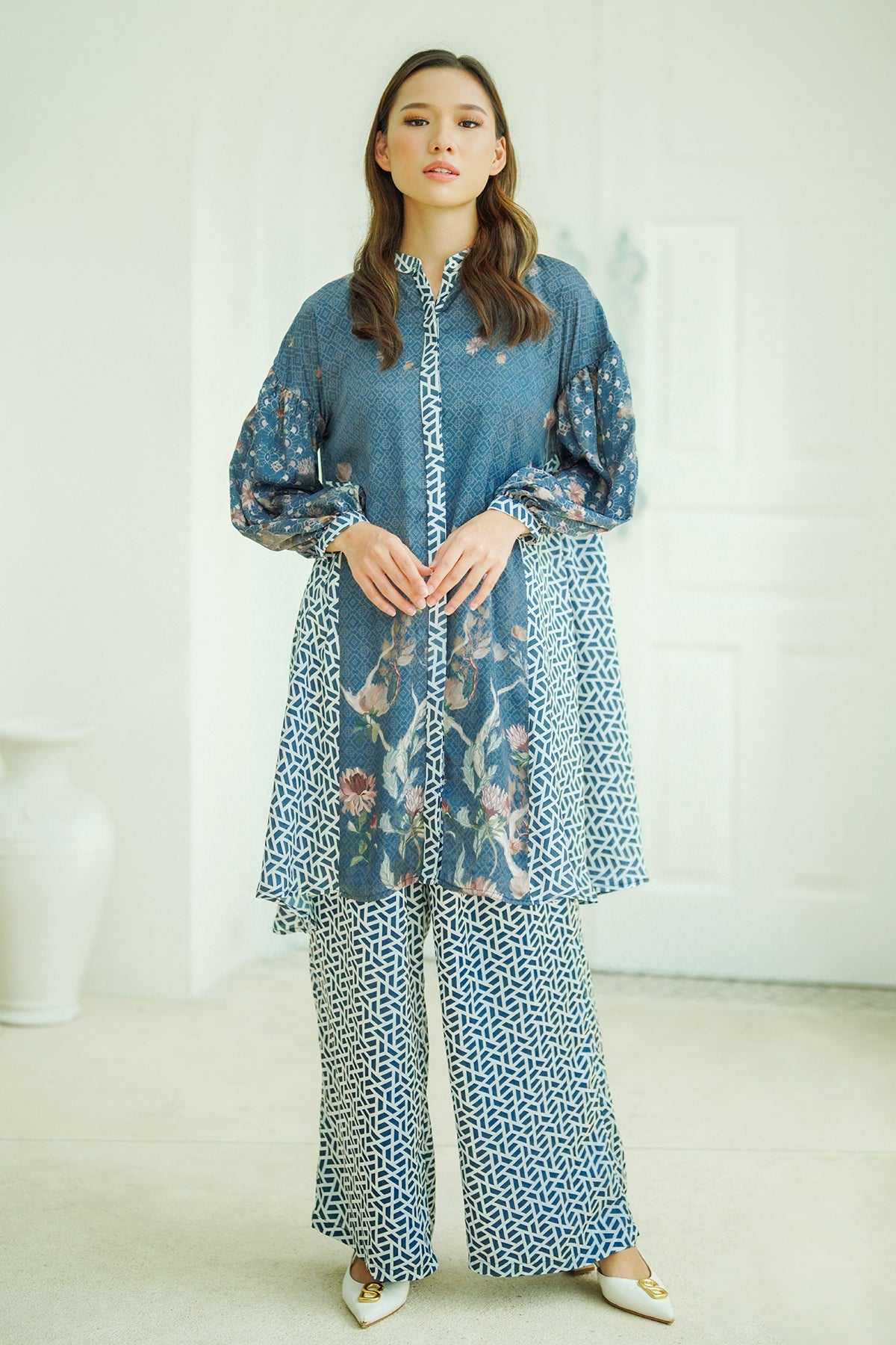 Reina Shirt - Oxford Blue