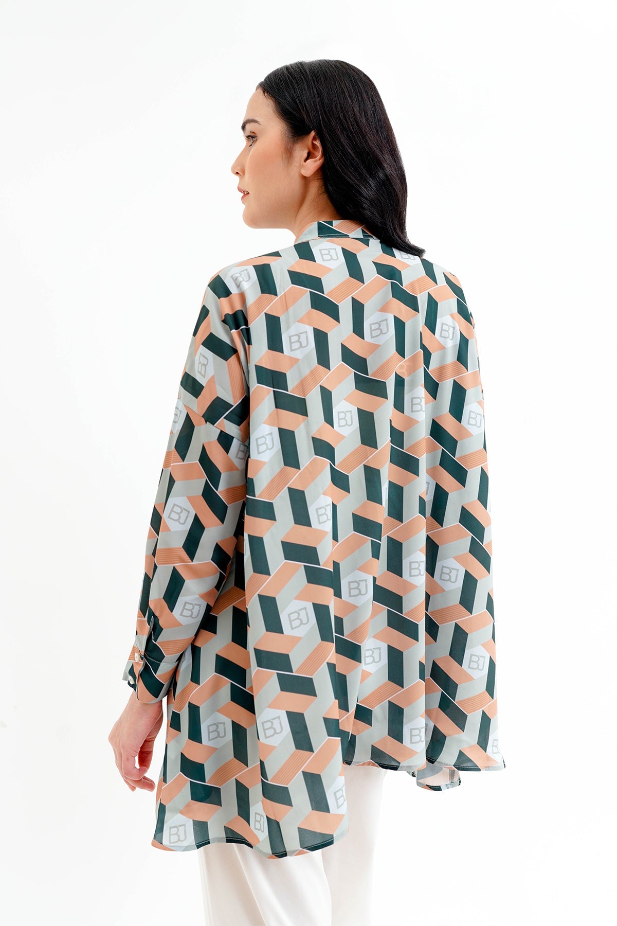 Arnia Flowy Shirt - Green