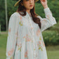Diantha Ruffle Shirt - Peach Blue