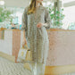 Monogram Long Outer - Beige