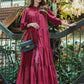 Tapis Tiered Maxi Dress - Red