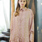 Monogram Oversized Shirt - Pink