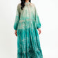 El Mar Minorca Tiered Maxi Dress - Aqua