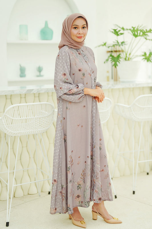 Malina Dress - Dusty Purple