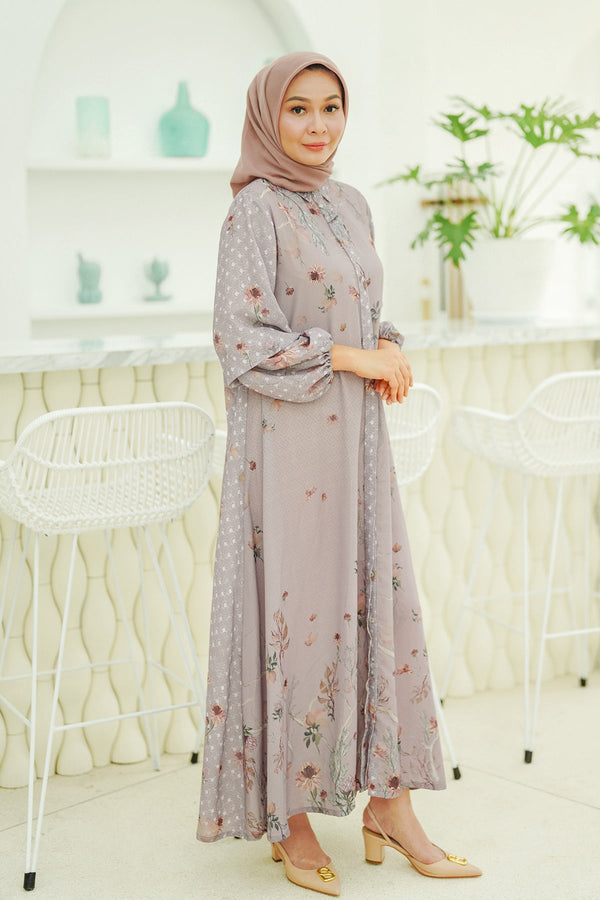 Malina Dress - Dusty Purple