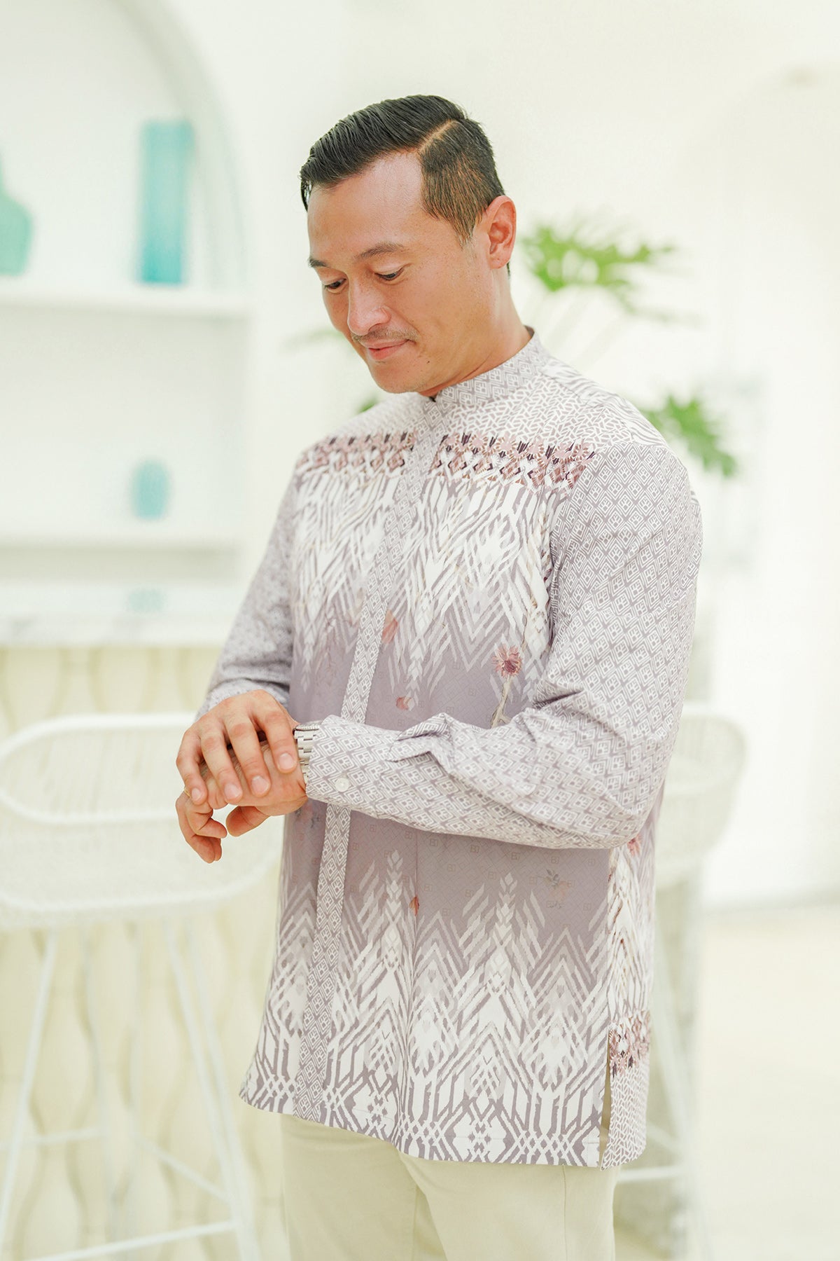 Amran Shirt - Dusty Purple
