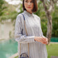 Zarina Shirt - Blue Stripes