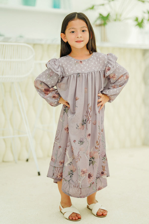 Ayuna Dress - Dusty Purple