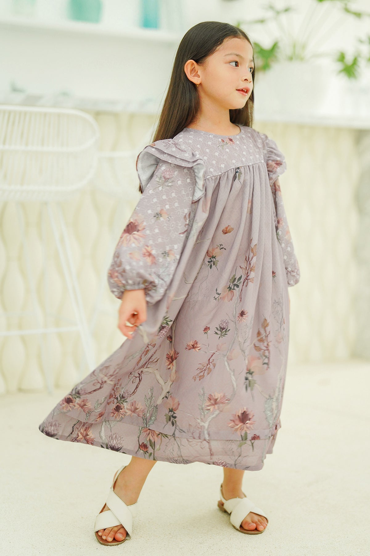 Ayuna Dress - Dusty Purple