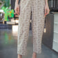 Monogram Pants - Beige