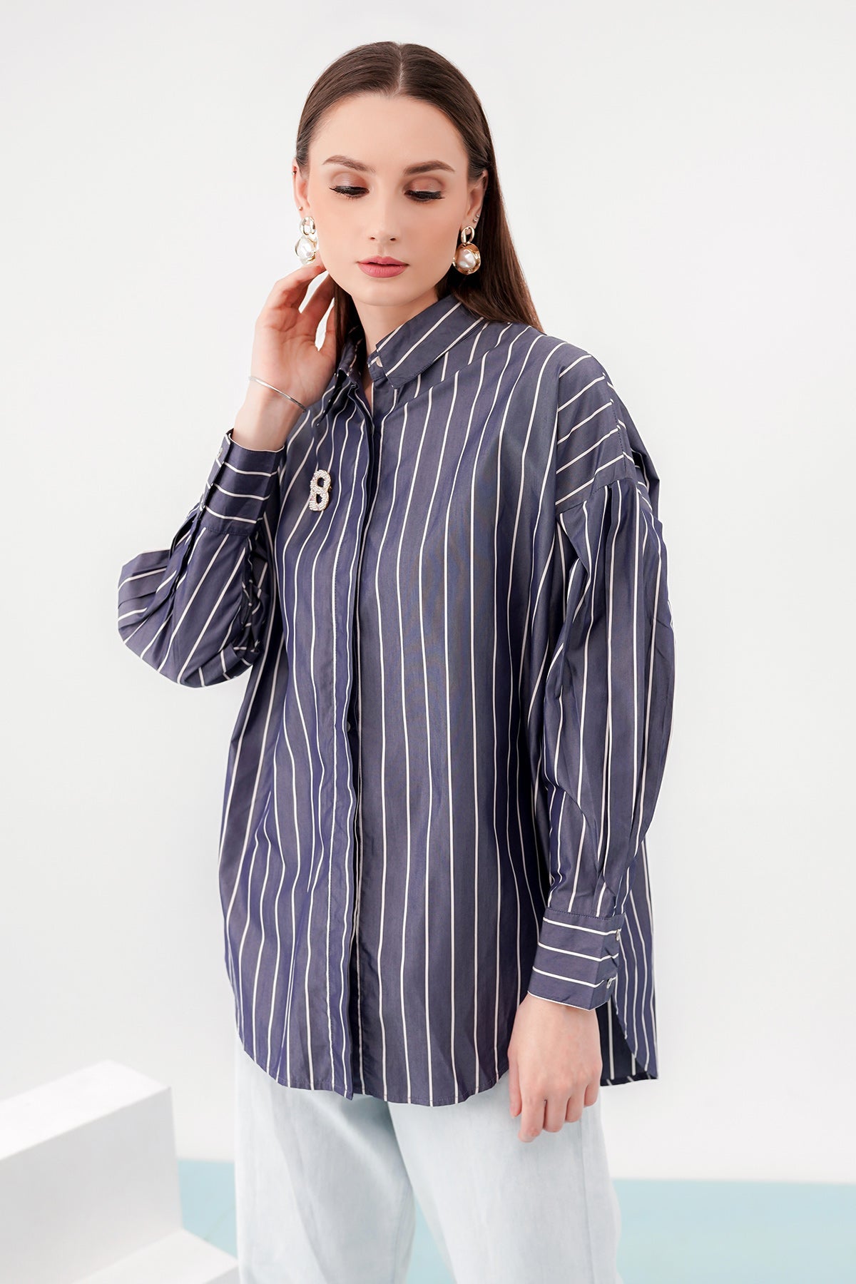 Yaya Shirt - Deep Blue