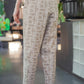 Monogram Pants - Beige