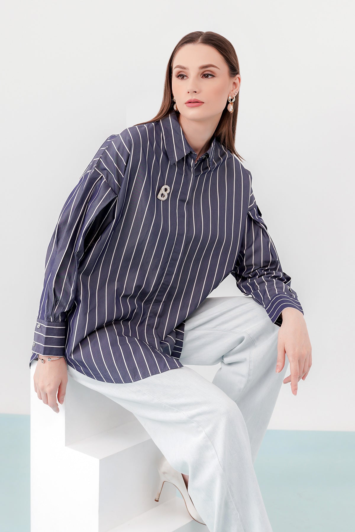 Yaya Shirt - Deep Blue
