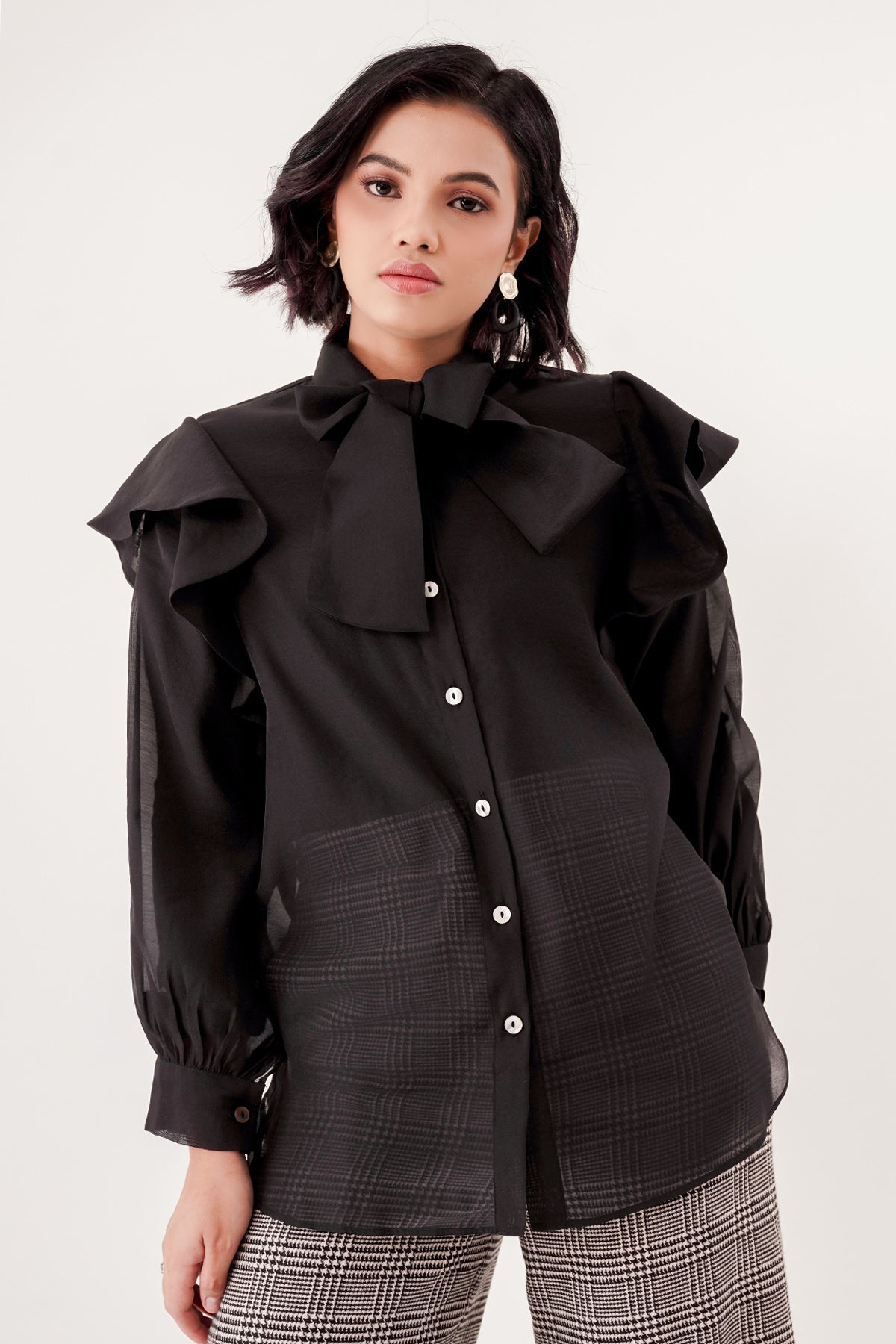 Danty Tie Top - Black