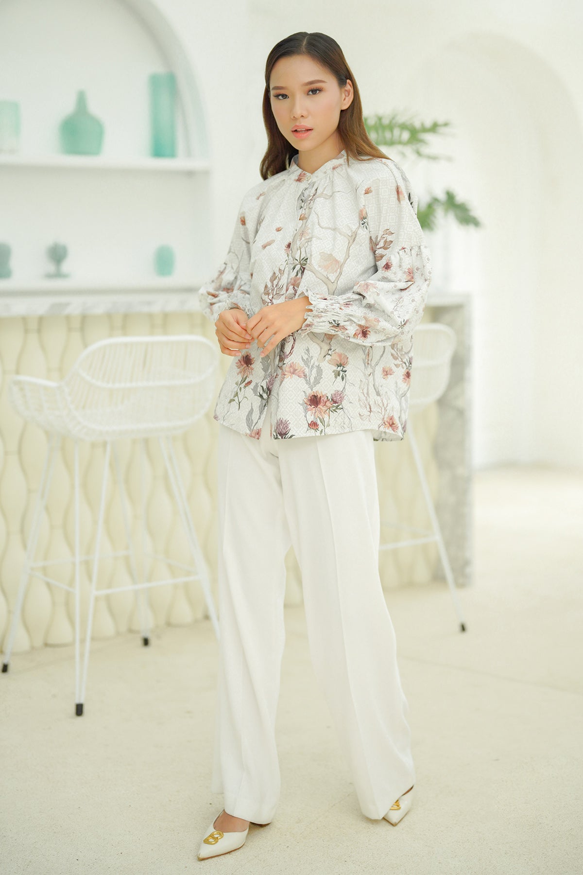 Arina Shirt - Pearl
