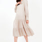 Raisha Midi Dress - Pale Khaki
