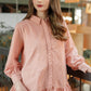 Tapis Ruffle Shirt - Peach