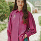 Amanda Shirt with Puff Sleeve - Fuschia