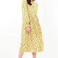 Maddie Midi Dress - Yellow