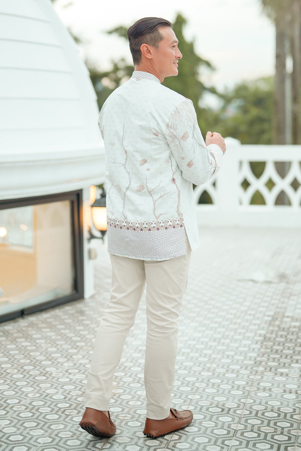 Amran Shirt - Pearl