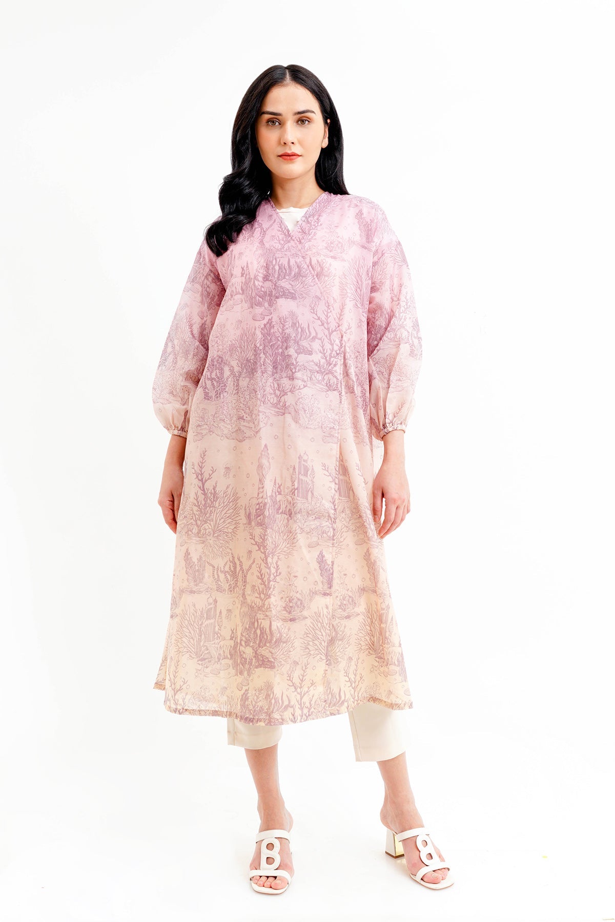 El Mar Minorca Wrap Long Outer - Wisteria