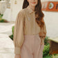Amanda Shirt with Puff Sleeve - Brown