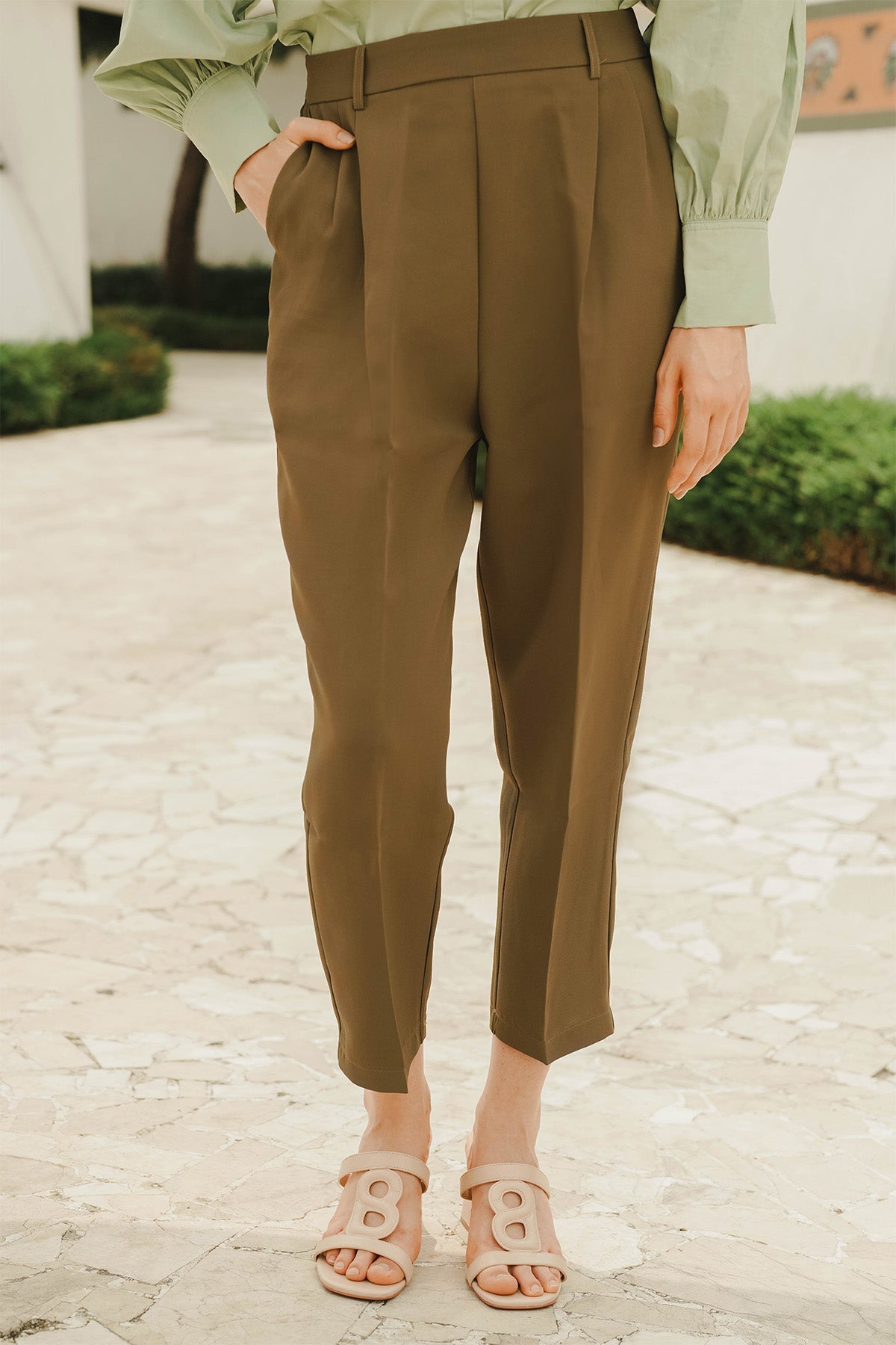 Ashley Pants - Army Green