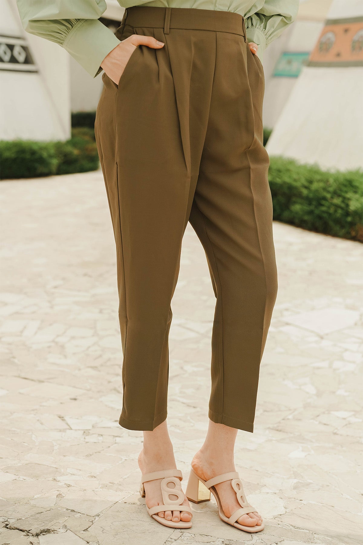Ashley Pants - Army Green