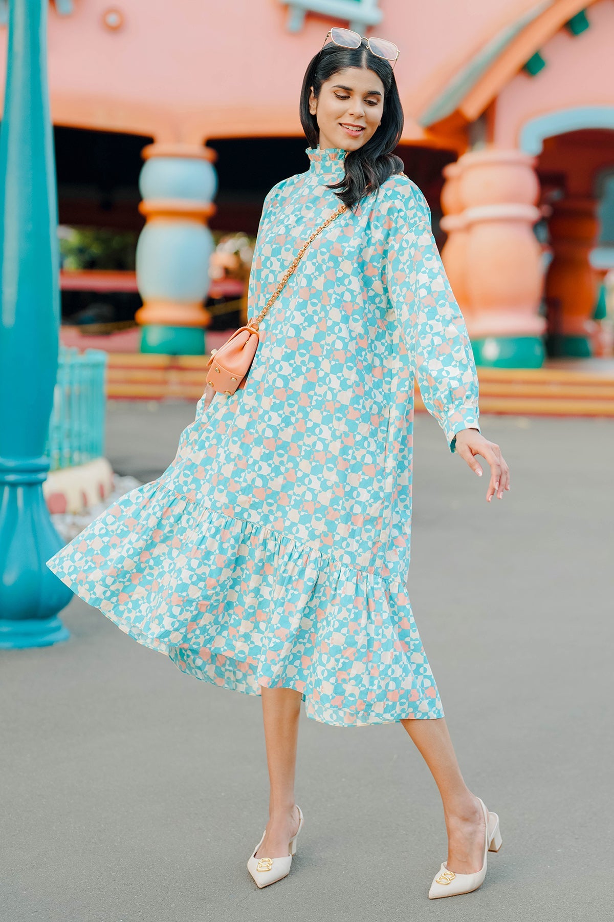 Puzzlea Tunic - Turquoise