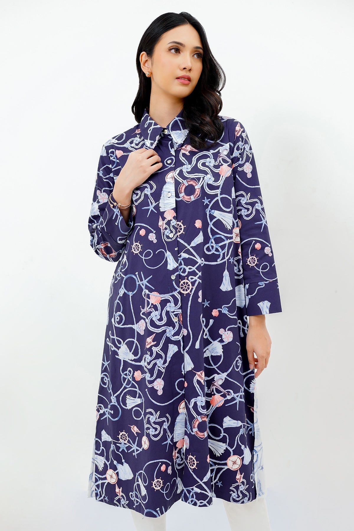 Nautical Shirt - Two Tone