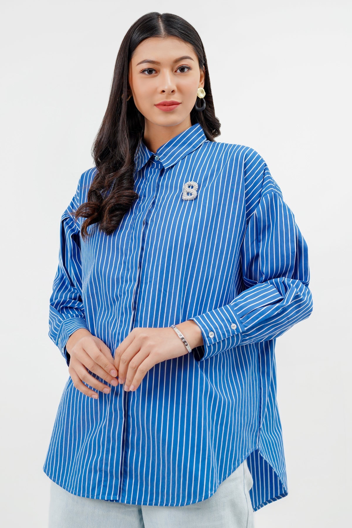 Yaya Shirt - Denim Blue