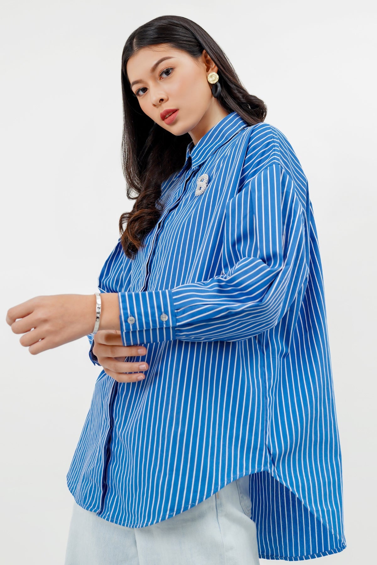 Yaya Shirt - Denim Blue