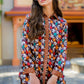 Puzzlea Satin Twill Shirt - Brown