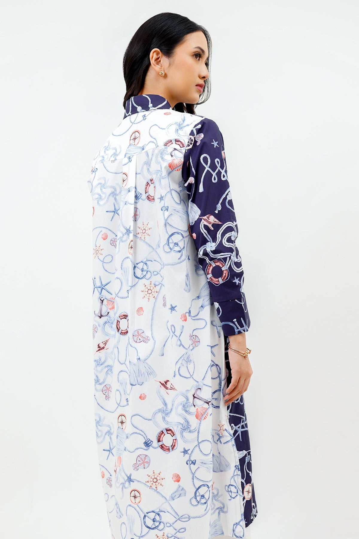 Nautical Shirt - Two Tone
