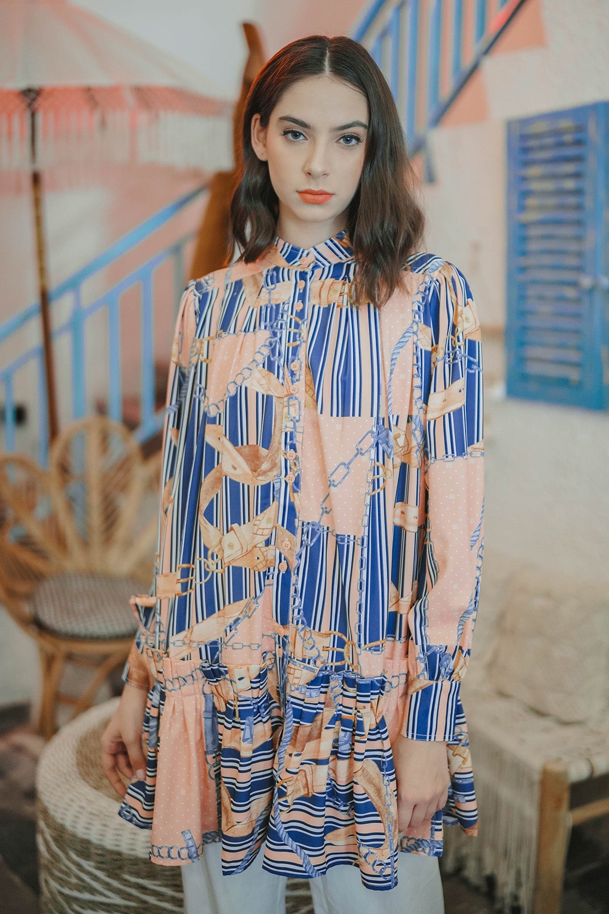 La Bella Bianca Shirt - Nautical